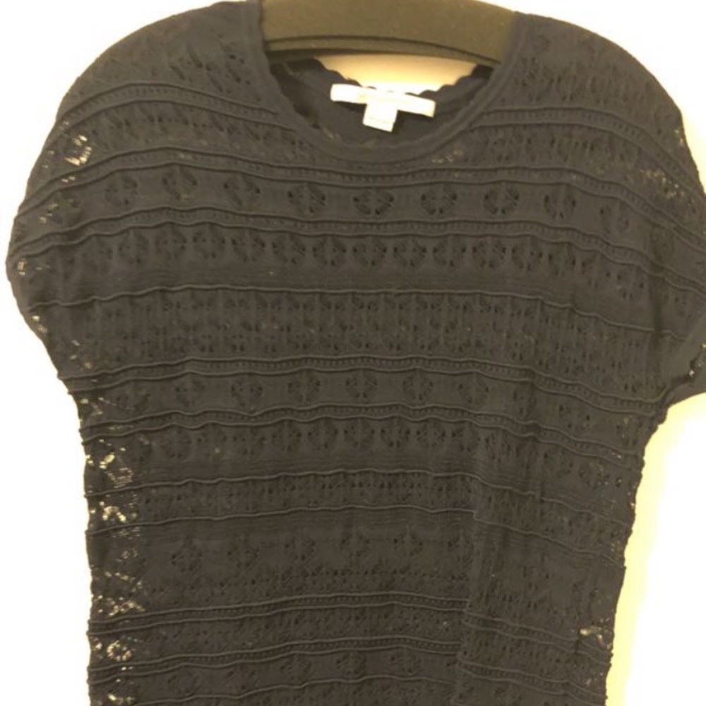 Embroidered lace blouse